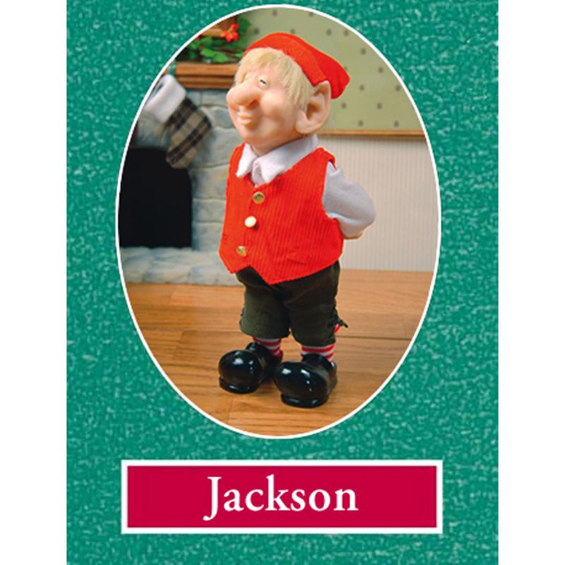 Northlight 10.5" Jackson Collectible Christmas Elf Figure, 2 of 3