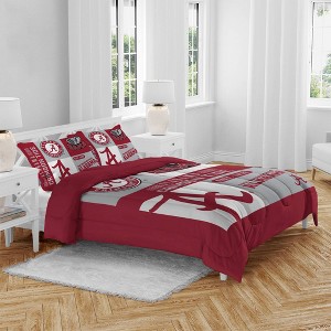 NCAA Alabama Crimson Tide Block Logo Queen Bed in a Bag - 3pc - 1 of 1