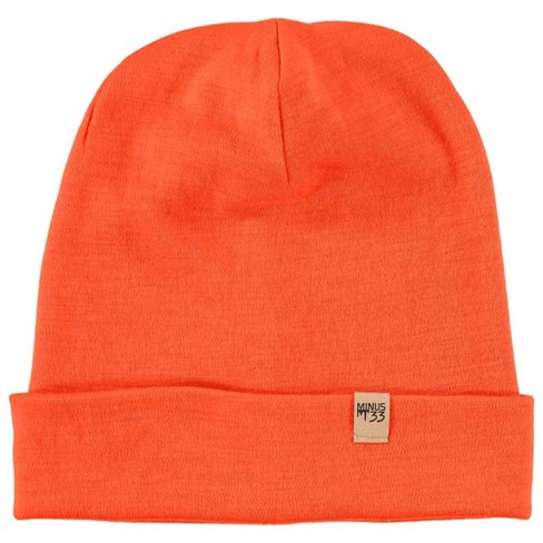 Minus33 Merino Wool Midweight - Ridge Cuff Beanie 100% Merino Wool Blaze  Orange : Target