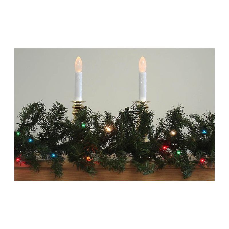 Northlight 9' x 8" Prelit Canadian Pine Artificial Christmas Garland - Multi Lights, 3 of 7