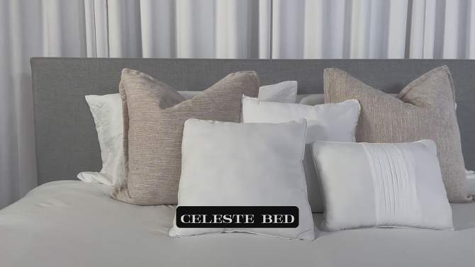 Celeste Modern Upholstered Bed - CorLiving, 2 of 6, play video