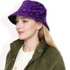 Anna-Kaci Women's Sequin Bucket Hat with Sparkling Design and Reversible Feature for Stylish Casual or Party Looks - 2 of 4