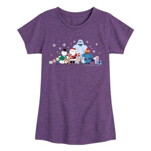 Girls' - Rudolph - Rudolph Fitted Short Sleeve Graphic T-Shirt - 1 of 4