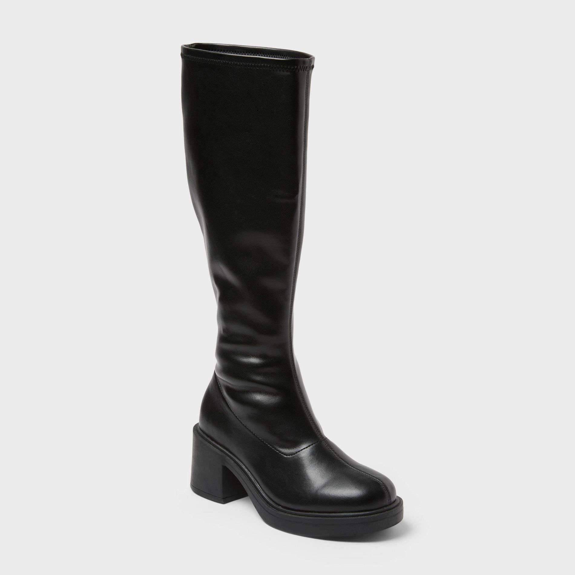 Women’s Danika Tall Stretch Boots with Memory Foam Insole – Wild Fable™ Black