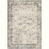 Washable Rug - Non Slip Floral Distressed Low Pile Carpet Foldable Indoor Floor Cover for Living Room Bedroom Office Playroom - 4 of 4