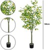 Acekool Artificial Lemon Tree, Faux Indoor Plant with Realistic Trunk, Fruits & Leaves, Decorative Potted Tree for Home, Living Room, Balcony, Porch - 3 of 4