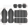 Unique Bargains Universal Car Colorful Blanket Bucket Seat Pad - 3 of 4