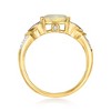 Ross-Simons Ethiopian Opal Ring With 0.13 ct. t.w. Diamonds and .10 ct. t.w. Sapphires in 14kt Yellow Gold - 4 of 4