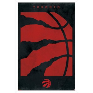 Trends International NBA Toronto Raptors - Logo 25 Framed Wall Poster Prints - 1 of 4