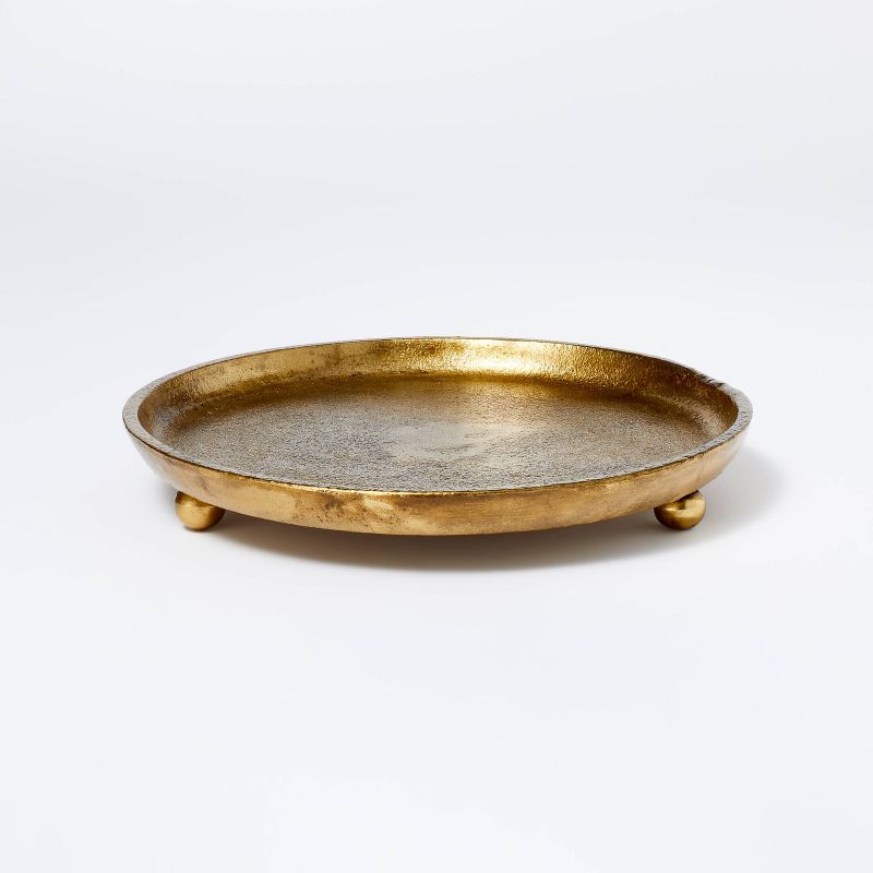 Cast Metal Candle Tray Gold - Threshold&#8482; designed with Studio McGee, 1 of 12