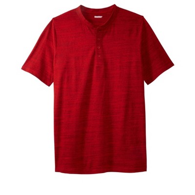 KingSize Men's Big & Tall Shrink-Less Lightweight Henley T-Shirt