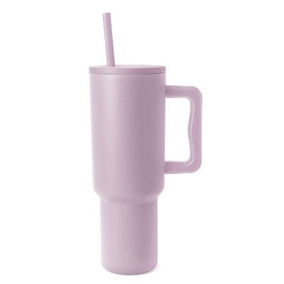 Simple Modern 24 fl oz Double Wall Plastic Classic Tumbler with Straw|Opalescent, Size: One Size