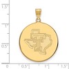 Black Bow Jewelry 14k Yellow Gold Texas Tech Red Raiders NCAA Extra Large Pendant - 2 of 3
