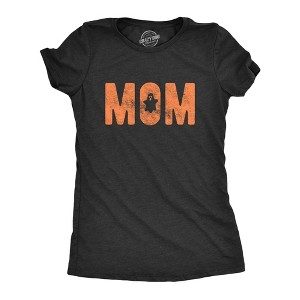 Womens Mom Halloween Tshirt Funny Scary Ghost Graphic Novelty Tee - Crazy Dog Women's T Shirt - 1 of 4