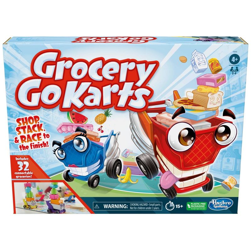 Hasbro Gaming Grocery Go Karts Game, 1 of 11