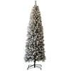 Prelit Christmas Tree with PVC Branch Tips, Lights, Foldable Stand, Full and Realistic Appearance for Christmas Decor - 2 of 4