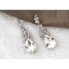 Anna-Kaci Elegant Crystal Bridal Necklace Earrings Set ÊØè Rhinestone Wedding Party Costume Jewelry for Brides and Bridesmaids - 4 of 4