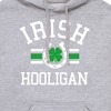 Men's - Instant Message - Irish Hooligan Athletic Graphic Fleece Pullover Hoodie - 2 of 4