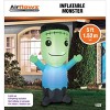 Occasions 5' Inflatable Monster, 5 ft Tall, Multicolored - 3 of 3