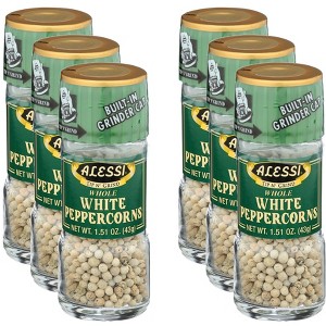 Alessi Whole White Peppercorns - Pack of 6 - 1.51  OZ - 1 of 2