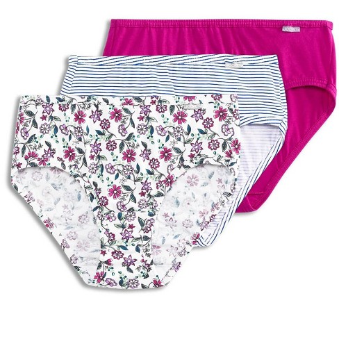 Jockey Women's Underwear Elance Bikini - 3 Pack, Chalky Pink
