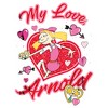 Juniors Womens Hey Arnold! My Love, Arnold! T-Shirt - 2 of 4