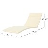 Christopher Knight Home Jessica Outdoor Rattan and Iron Adjustable Chaise Lounge with Cushion - 4 of 4