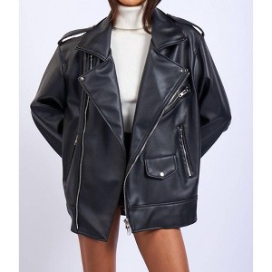 Women's Haven Moto Jacket - GOLDEN - 1 of 3