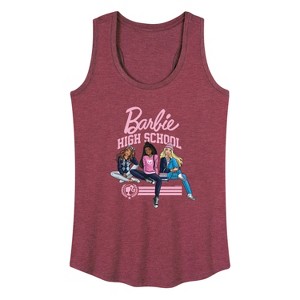 Women's - Barbie - High School Dolls Graphic Racerback Tank - 1 of 4