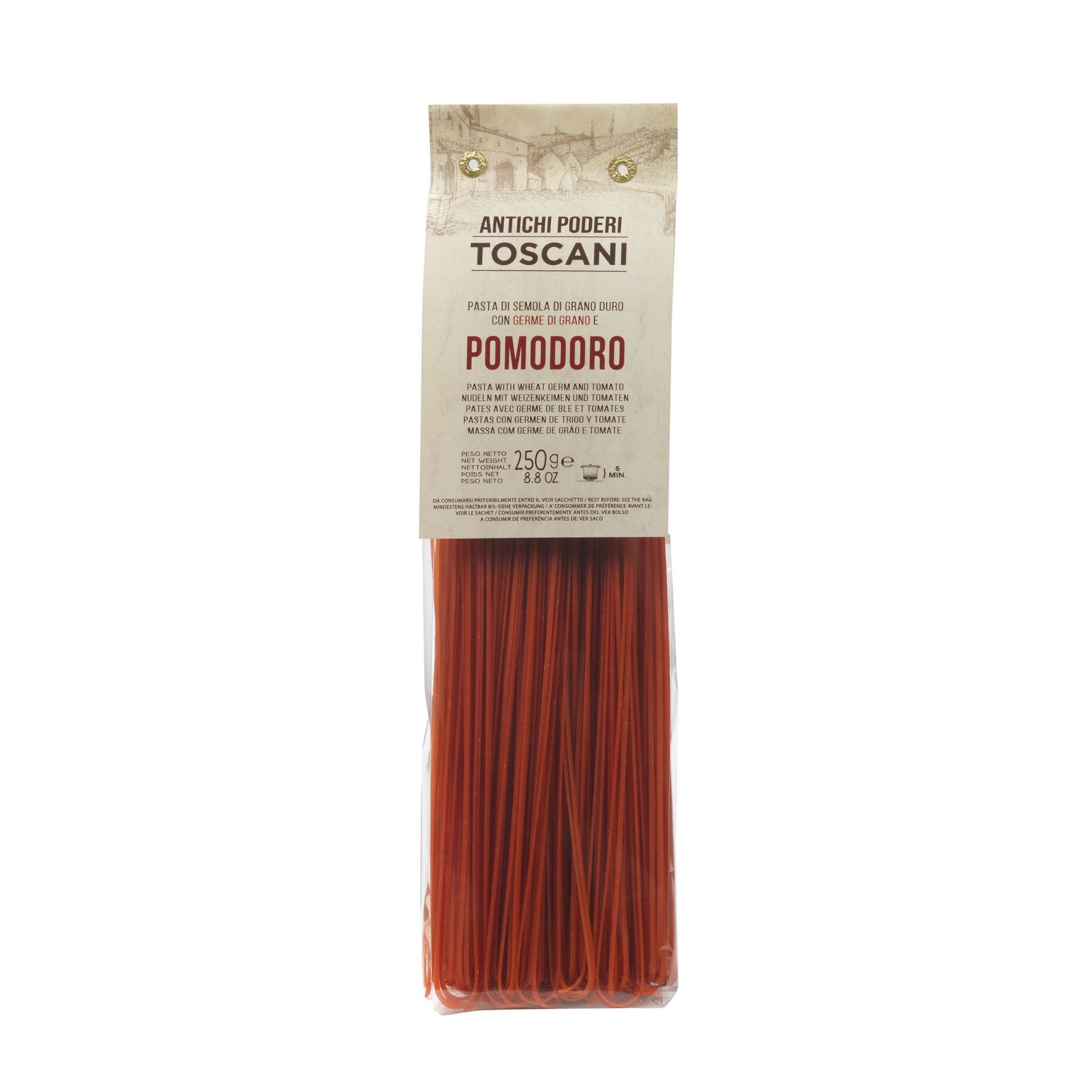 Antichi Poderi Toscani Tomato Tagliolini Pasta 8.8oz/250g Pack of 3
