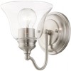 Livex Lighting Moreland 1 - Light Vanity in  Brushed Nickel - 2 of 4