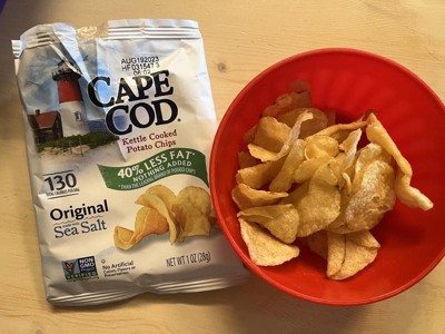 Cape Cod Potato Chips Less Fat Original Kettle Chips Party Size- 4oz :  Target