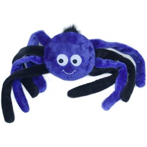 ZippyPaws Halloween Grunterz - Purple Spider - 1 of 1