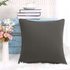 PiccoCasa Home Sofa Hidden Zipper Square Throw Pillowcase 18" x 18" - 4 of 4