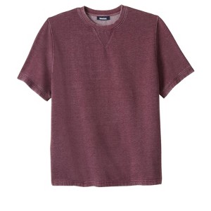 KingSize Men's Big & Tall Short-Sleeve Fleece Sweatshirt - 1 of 4