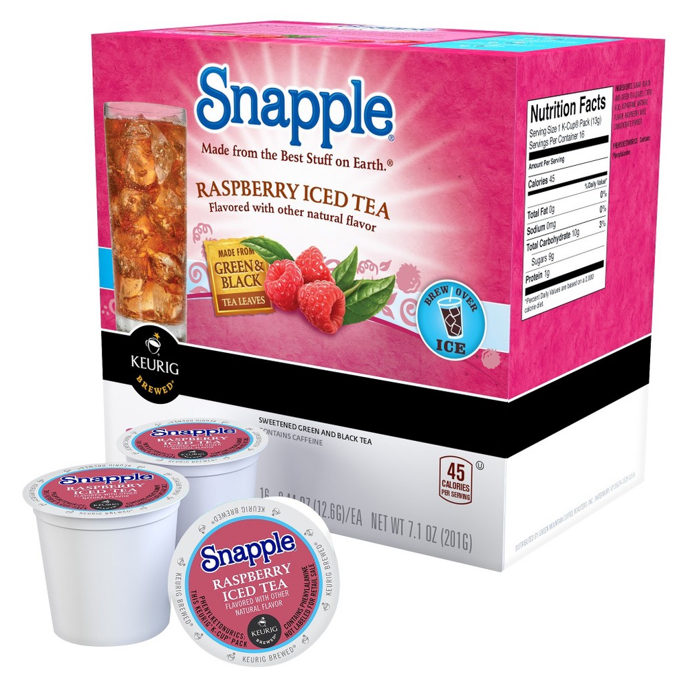 UPC 099555016710 product image for Snapple Raspberry Ice Tea - K-Cup Pods - 16ct | upcitemdb.com