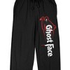 Ghostface Logo Adult Black Sleep Pajama Pants - 2 of 4