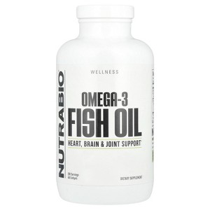 NutraBio Omega-3 Fish Oil, 400 Softgels (1,000 mg per Softgel) - 1 of 4