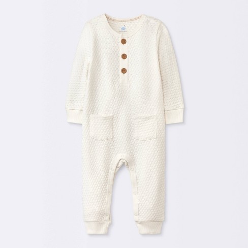 Baby Sweater Romper - Cloud Island™ Off-white : Target