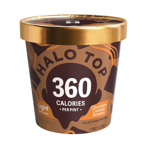 Halo Top Chocolate Caramel Brownie Frozen Ice Cream - 16 fl oz - image 1 of 4