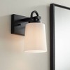 Possini Euro Design Possini Euro Barnes 9" High Black Wall Sconce - 2 of 4