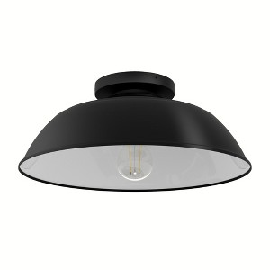 Hunter Fans 14" Mill Valley Outdoor Wall Light Matte Black Finish - 1 of 1