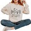 Simply Sage Market Women's Spread Kindness Like Wildflowers Long Sleeve Garment Dyed Tee - 2 of 4