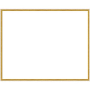 Amanti Art Paige White Gold Framed Dry Erase Magnetic Board - 1 of 4