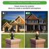 TOBILI 21"(H) 1-Pack Vintage Black Metal & Clear Glass Pillar Lamp for Garden and Pathway Lighting with Elegant Design (Bulb Not Included) - 4 of 4