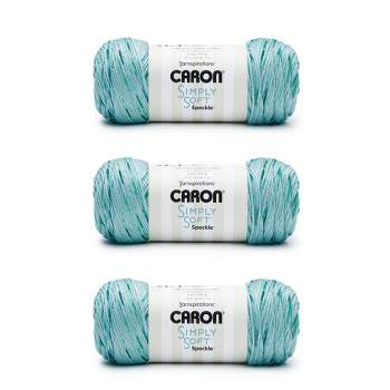 pack Of 3) Caron Simply Soft Solids Yarn-black : Target