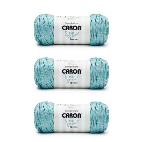 Caron Simply Soft Abyss Speckle Yarn - 3 Pack Of 141g/5oz