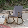 FIONECA Outdoor PE Wicker Rocking Chair with Cushions ¨C Weather-Resistant Patio Chair - 3 of 4