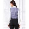 Allegra K Women's Steampunk Dressy Sleeveless Versatile Racerback Suit Vests - 4 of 4