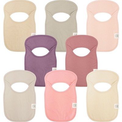 KeaBabies 8-Pack Hallo Baby Drool Bibs , Baby Bibs for Boys, Girls, Pull-on Bibs for Baby Boy, Baby Girl, Baby Bib Unisex